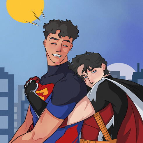Two Half Characters - 30$ + BG details - 5$